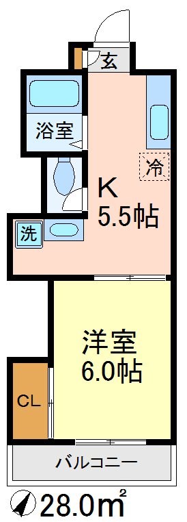 シルバーマンション 間取り図
