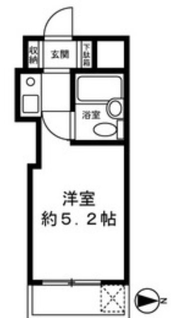 ペガサスマンション経堂 間取り図