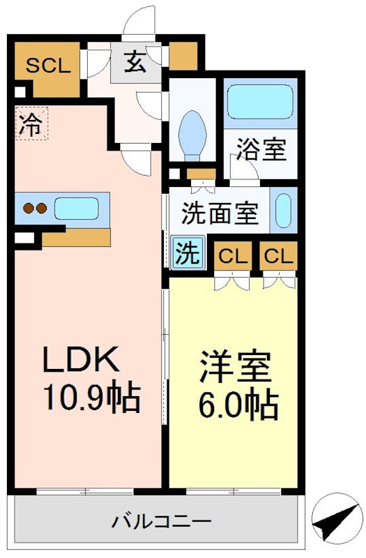ヒューリックレジデンス豪徳寺 間取り