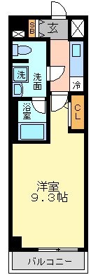 メインステージ千歳船橋 間取り図