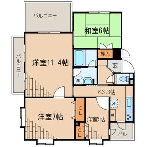 DEAUVILLE COURT 間取り