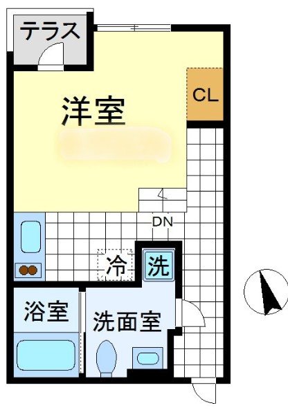 ユーロポート千歳船橋 101号室 間取り