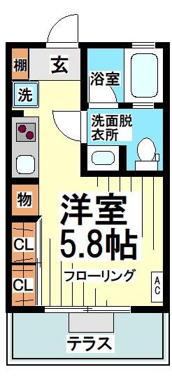グリーンテラス経堂 間取り図