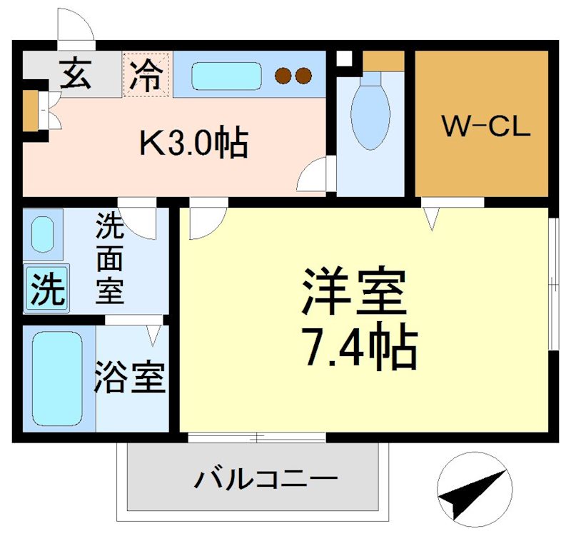 ルミエール協進 間取り図
