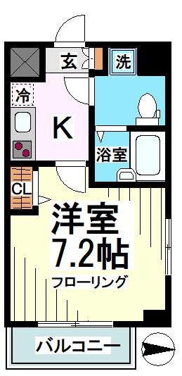 ハーヴェスト経堂 間取り