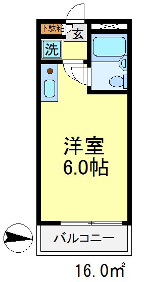 アーバンポイント千歳船橋 間取り