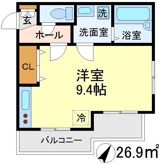 グランドール豪徳寺Ⅱ 間取り