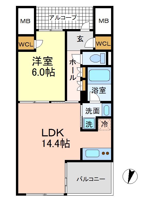 ガーデニエール砧WEST 間取り