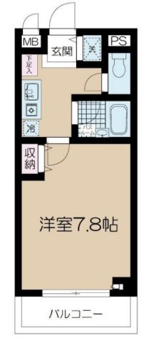 サンドリーム 304号室 間取り