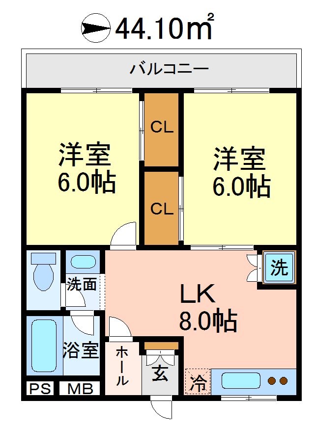 第2パークサイド羽根木 間取り図