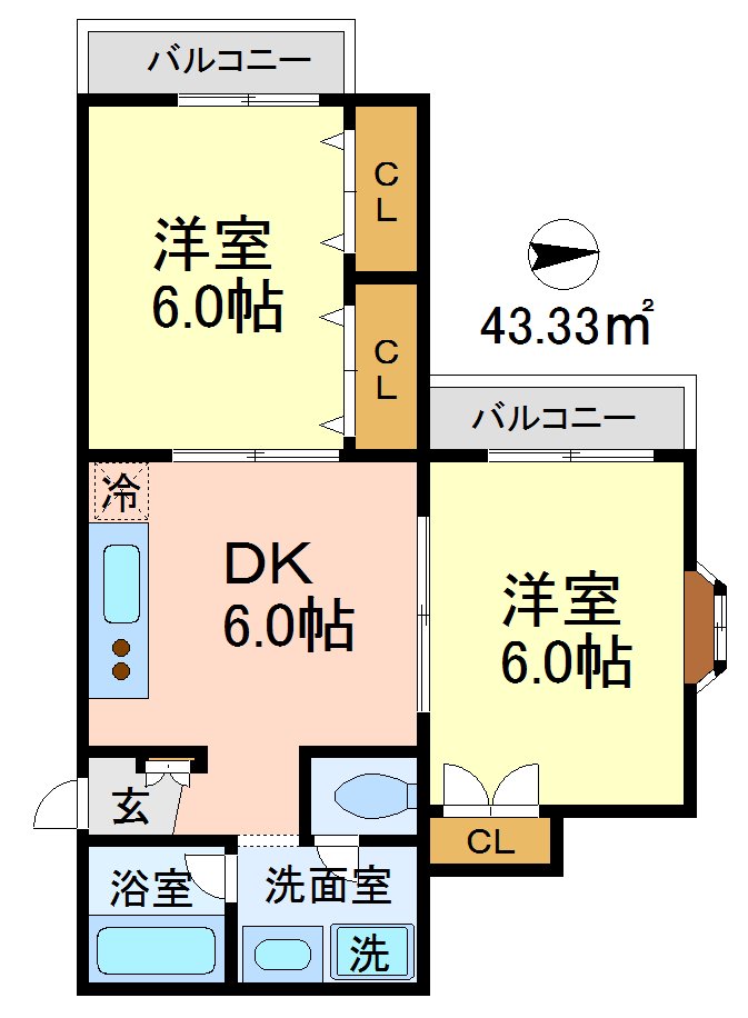 ライブリー西経堂 間取り