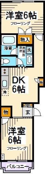 ハイフラット赤堤 間取り