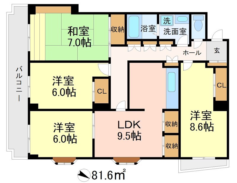 エレガンスチトセ 間取り図