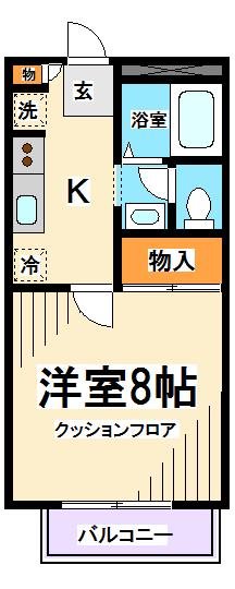 サンガーデン八幡山 間取り図