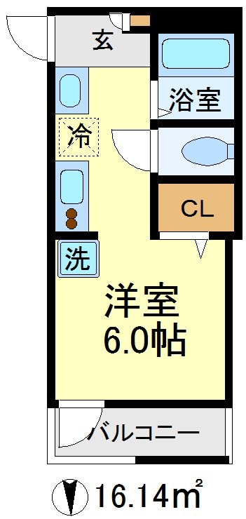 103号室 間取り