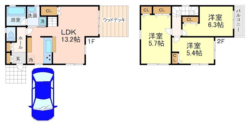 ガーデン上用賀ハウス 間取り