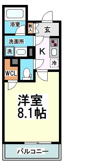 M・INTELLIGENCE 102号室 間取り