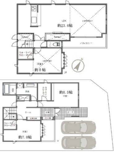 成城8丁目戸建 間取り