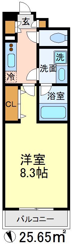 ディアレイシャス世田谷上町 間取り図