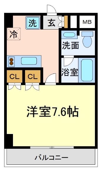 クレイシア世田谷船橋 間取り