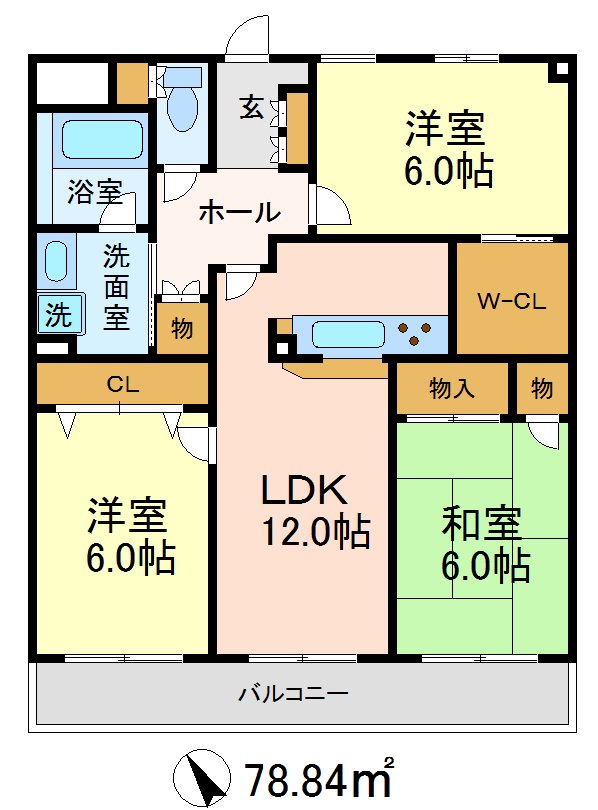 ヴィラ経堂 間取り