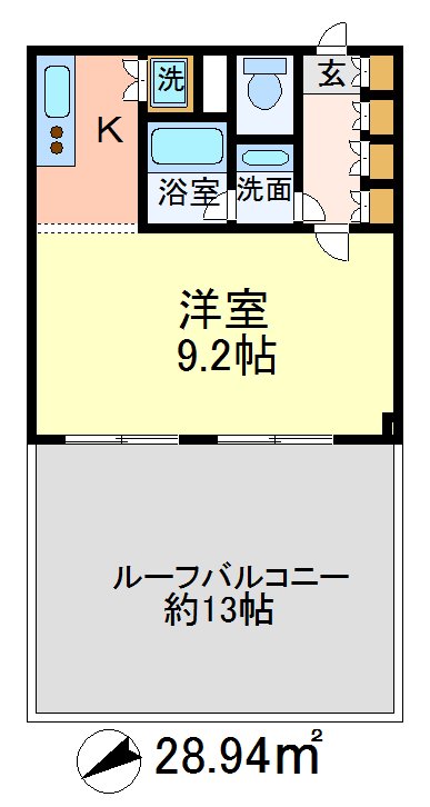 ルーブル経堂 間取り図