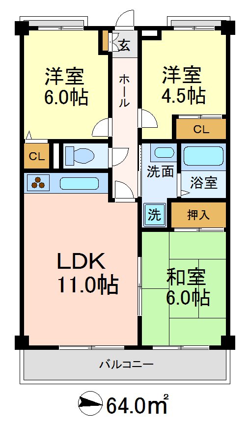 アーベイン成城 間取り