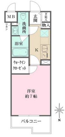 ミュプレ梅丘 間取り