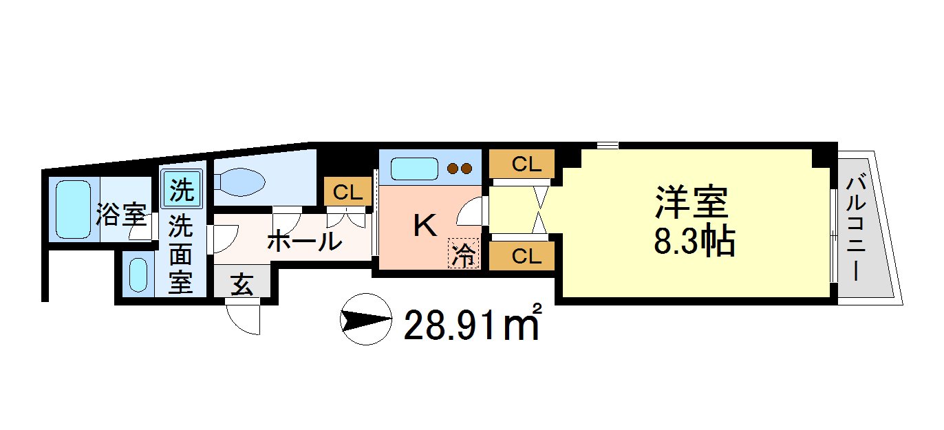 フェリオ経堂 間取り