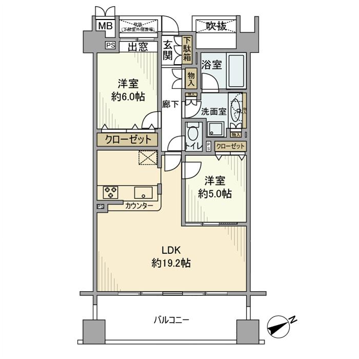 ベイサイドステージ東京 間取り