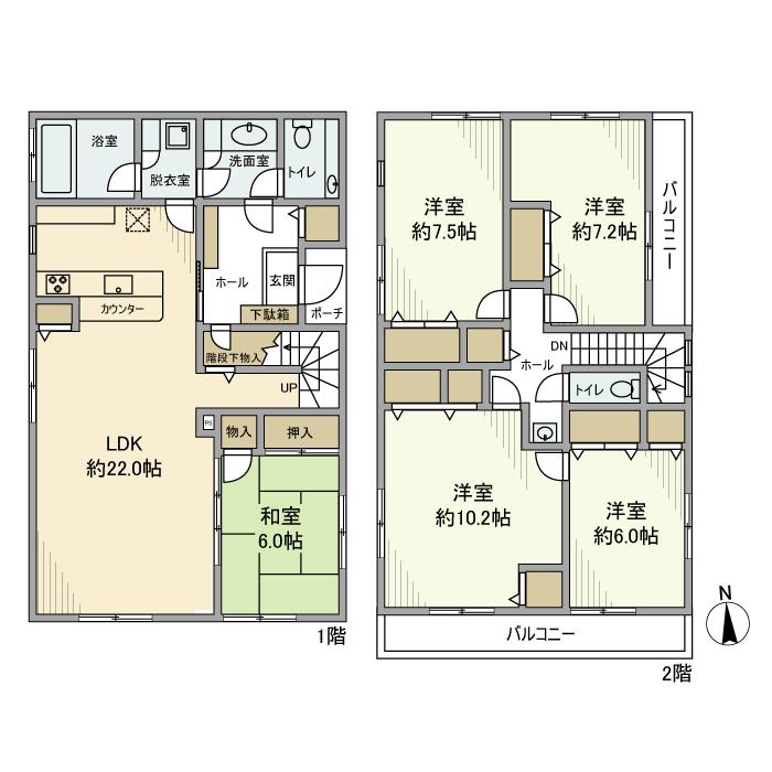 代沢戸建 間取り