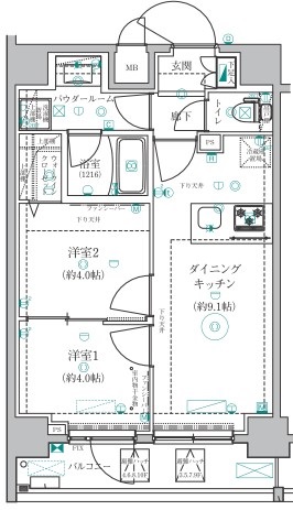 ベルシード墨田 間取り