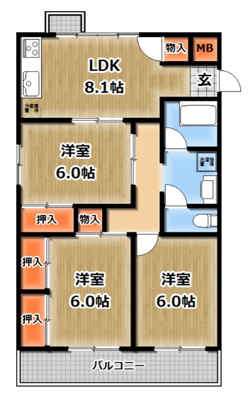 セントラルプラザ 間取り