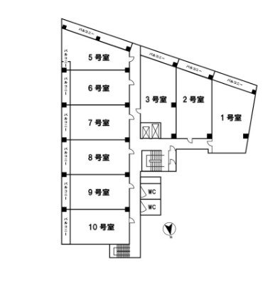 新陽ビル高田馬場 間取り