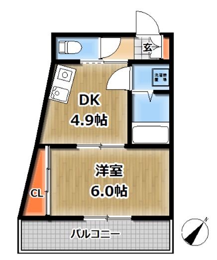 Warabi Moochi 間取り