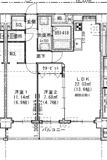 福岡県福岡市西区徳永 間取り