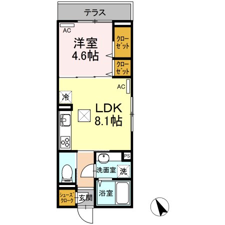 Casa　Hermosa 間取り