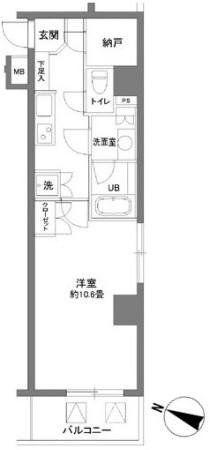 カスタリア大塚Ⅱ 間取り