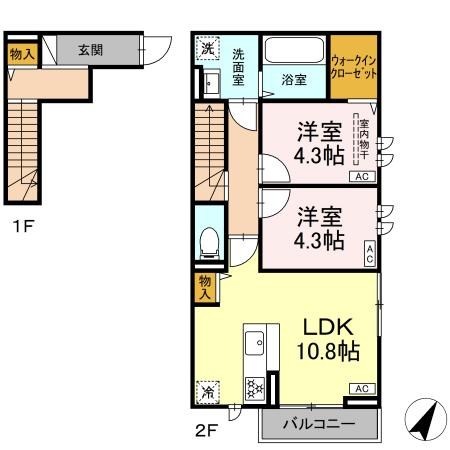 雑司ヶ谷一丁目PJ 間取り