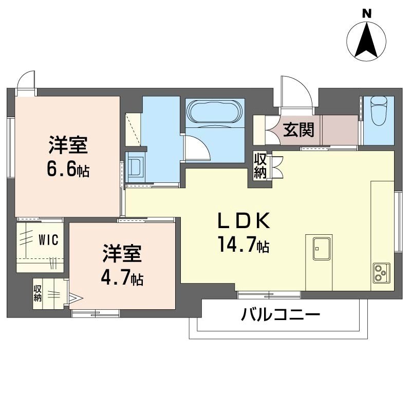 千葉県松戸市馬橋106-3 間取り