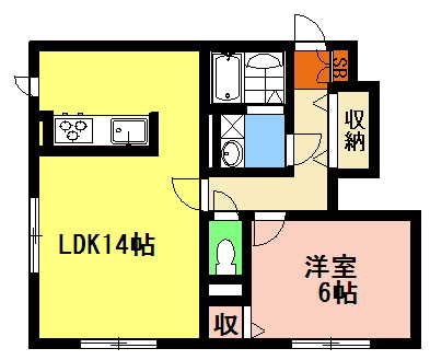 パークサイドテラス稲荷山 間取り