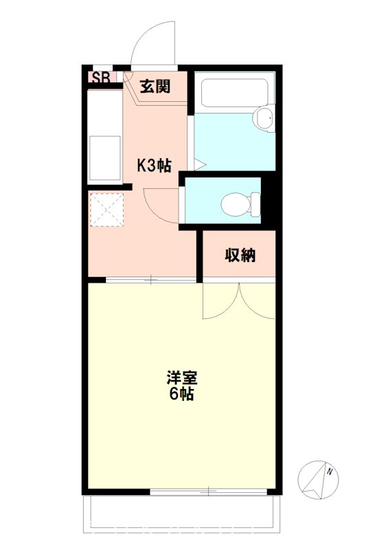 アネックス三ケ島 間取り
