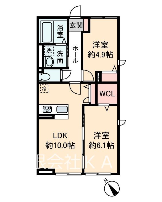 ハイムメゾン新狭山C 間取り