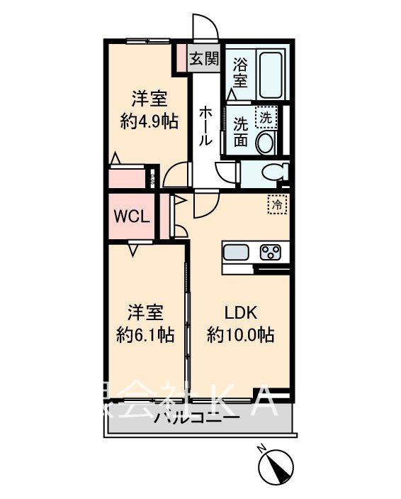 ハイムメゾン新狭山C 間取り