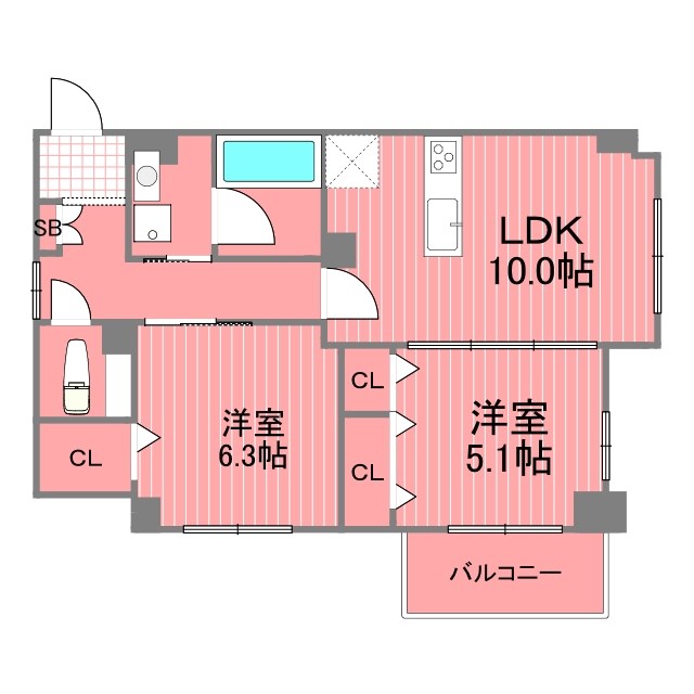 メゾンアルドゥール  間取り図