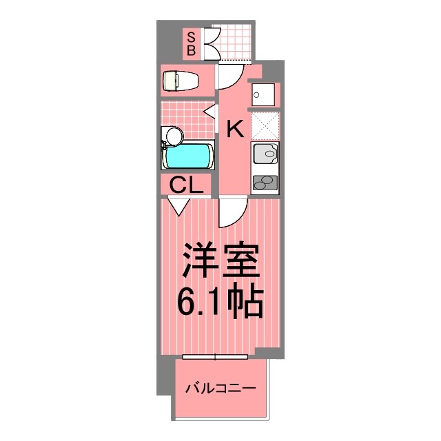 エステムプラザ横濱みなとみらいウエスト 間取り図