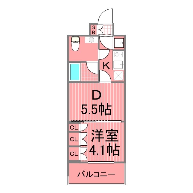 ラグジュアリーアパートメント横浜黄金町  間取り図