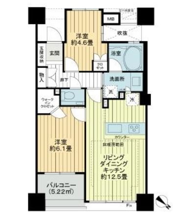 ライオンズ横浜ポートサイド     間取り図