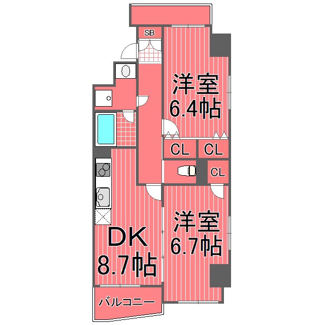 ワイズ新横浜   間取り図