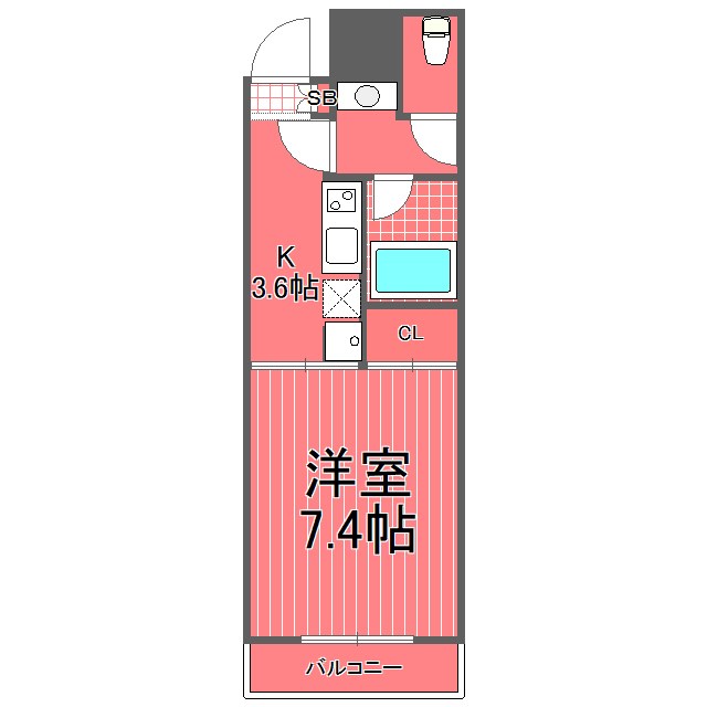 グレース川崎スリー  間取り図